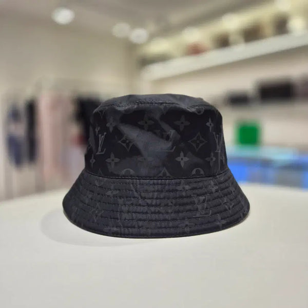 [BUNJANG] Louis Vuitton Monogram Blast Bucket Hat Black / (L)루이비통 모노그램 블래스트 버킷햇 블랙