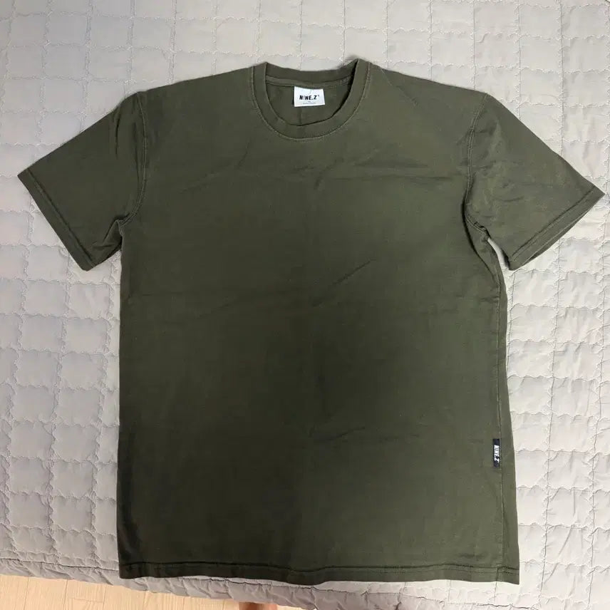 [BUNJANG] 9ZEST Muscle Fit T-Shirt Olive XL / 나인제트 머슬핏 반팔티 올리브 XL