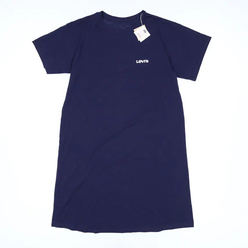 [BUNJANG] Levi's 100 Cotton Short Sleeve Long Dress / 100 리바이스 반팔 롱 원피스 0720S