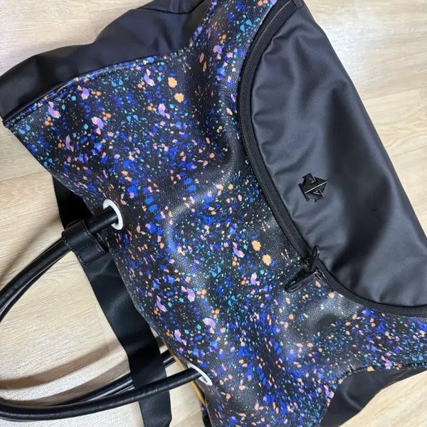 [BUNJANG] Descente Golf Boston Bag Multicolor Pattern Crossbody Strap / 데상트 골프 보스턴백 크로스가능 (미사용)
