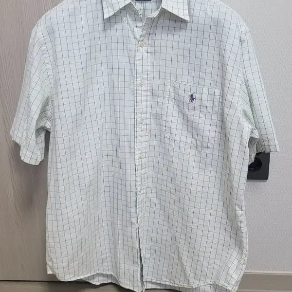 [BUNJANG] Ralph Lauren Checked Big Size Short Sleeve Shirt M / 랄프로렌 체크 빅사이즈 반팔셔츠 M