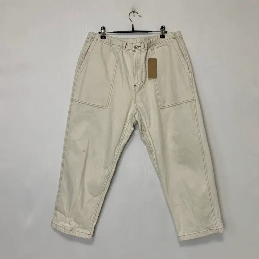 [BUNJANG] Gramicci USA Vintage Ivory Cotton Overfit Pants Men's XL / 그라미치 usa 일본빈티지 아이보리 오버핏 면바지 남성 XL