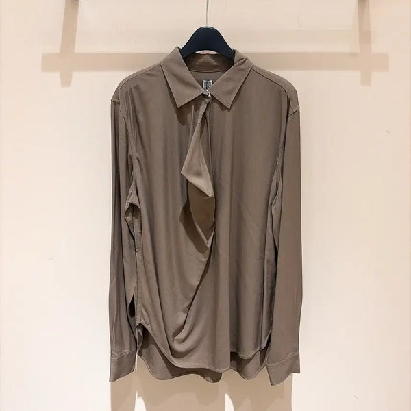 [BUNJANG] Toteme Women's Ash Viscose Drape Shirt / (정품/새상품) TOTEME 토템 여성 애쉬 비스코스 드레이프 셔츠