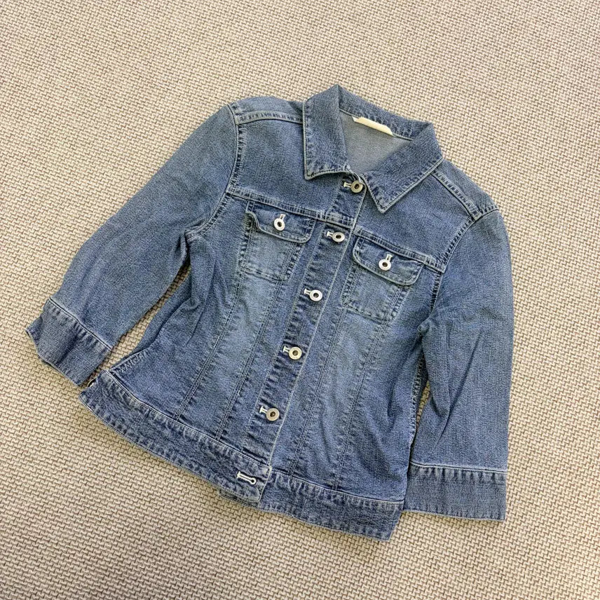 [BUNJANG] 90s Tomboy Women's Denim Jacket / 90 톰보이 여성 데님 자켓 0721D2