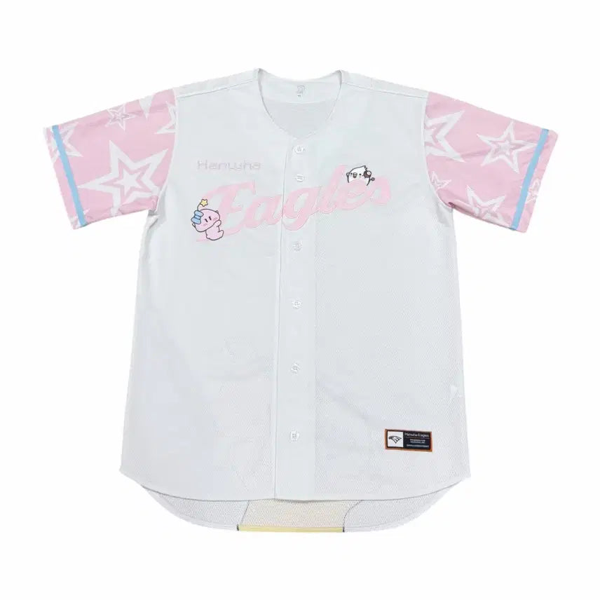 [BUNJANG] Hanwha Eagles x Kkumsoonie White Replica Baseball Jersey (No Name/Number) M (95) / 한화 이글스 x 꿈순이 화이트 레플리카 유니폼 논마킹 M 95