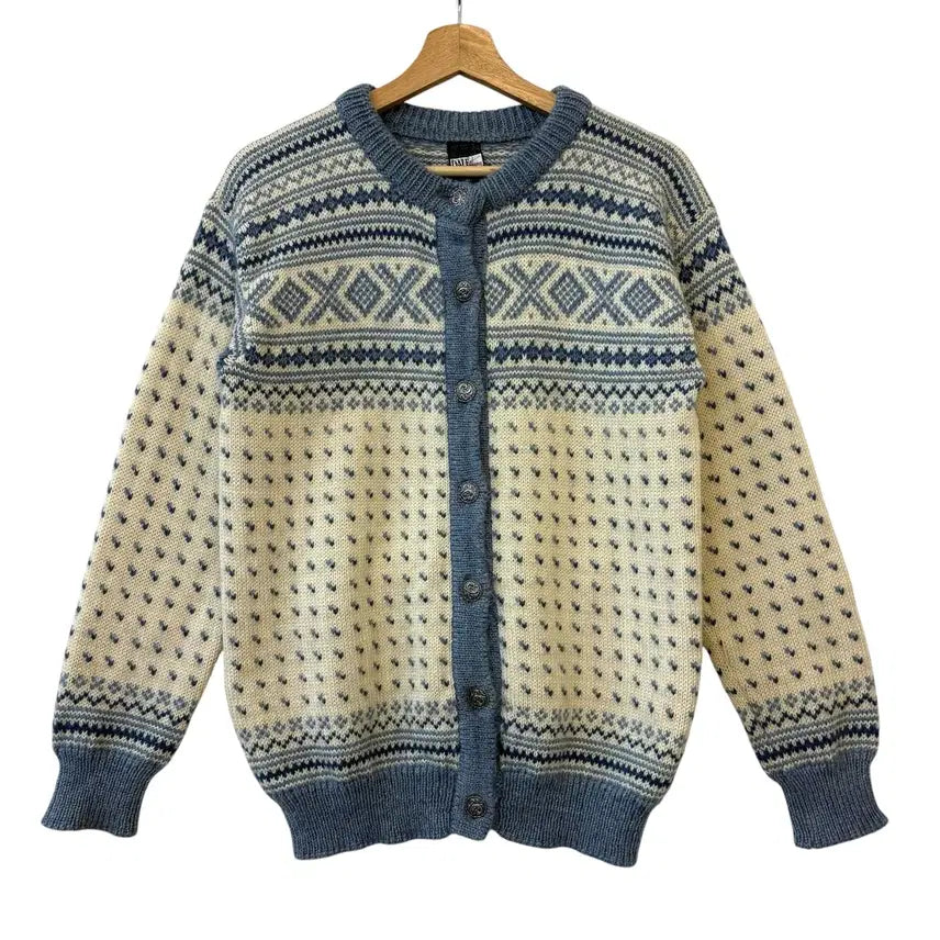 [BUNJANG] Dale of Norway Nordic Pattern Wool Cardigan Size 42 / 데일오브노르웨이 노르딕 패턴 울 스웨터 가디건 42 정품