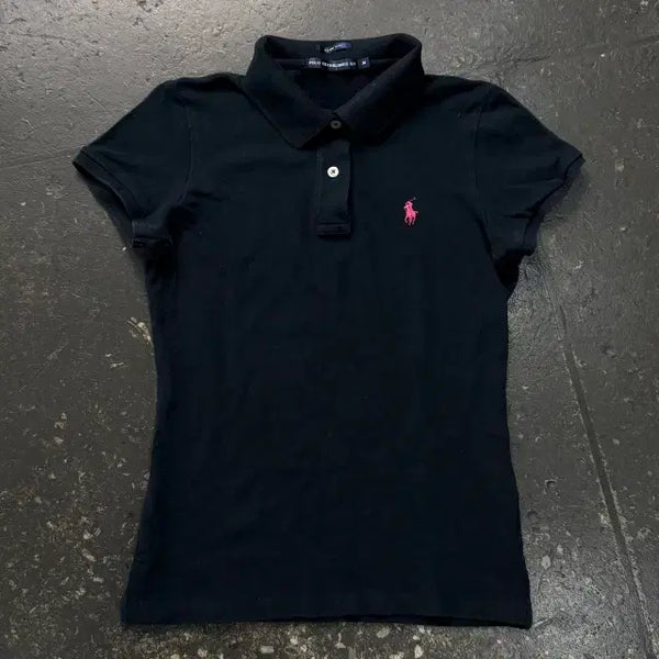 [BUNJANG] Polo 90s Slim Fit Polo T-Shirt / 90 폴로 슬림핏 카라티