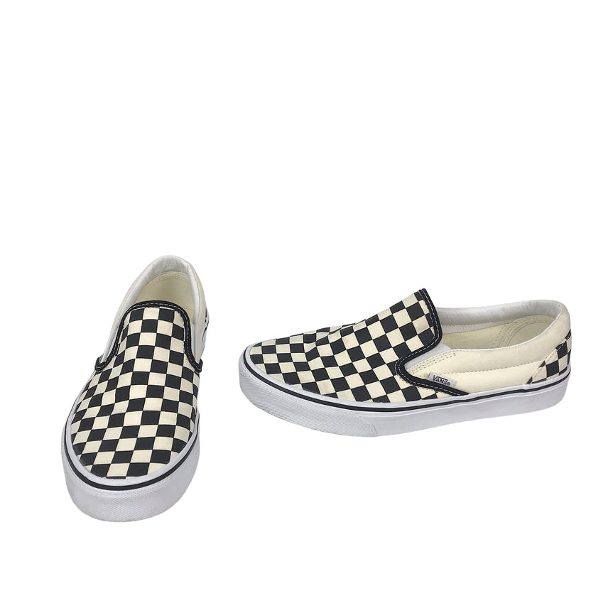 [BUNJANG] Vans Ivory Checkerboard Slip-On Shoes Men's US 8.5 / 반스 VANS 아이보리 체커보드 슬립온 신발 남성265