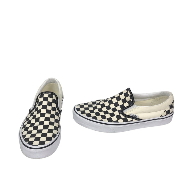 [BUNJANG] Vans Ivory Checkerboard Slip-On Shoes Men's US 8.5 / 반스 VANS 아이보리 체커보드 슬립온 신발 남성265