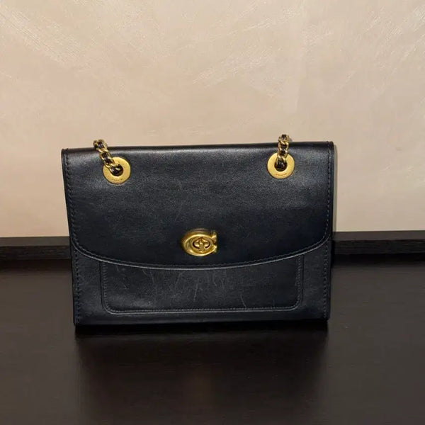[BUNJANG] Coach Black Shoulder Bag / 코치 숄더백 블랙 coach