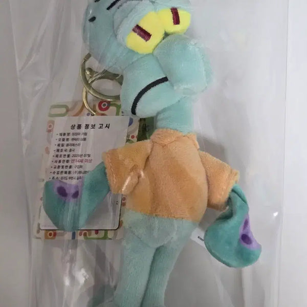 [BUNJANG] SpongeBob SquarePants Squidward Keyring Plush / [새상품]스폰지밥 징징이 키링 인형