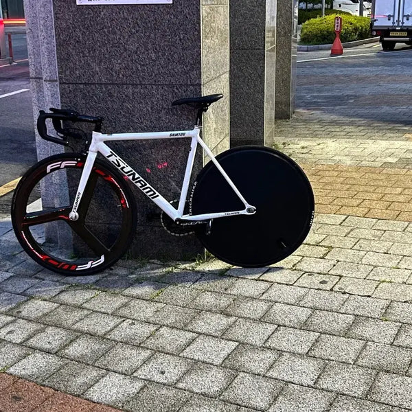 [BUNJANG] Tsunami SNM100 White Track Bike / 쓰나미 급처 어그로xxxxx
