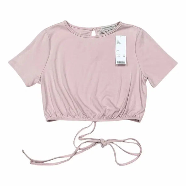 [BUNJANG] Urban Outfitters Cropped T-Shirt Pink S / 어반아웃피터스 크롭 반팔티 핑크 S
