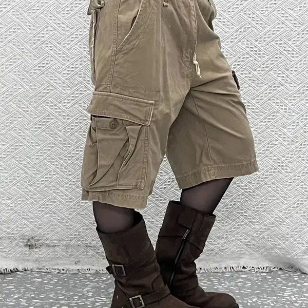 [BUNJANG] HCO Vintage Casual Military Cargo Shorts 28-inch / HCO 빈티지 캐주얼 밀리터리 카고 반바지 28인치 C13244