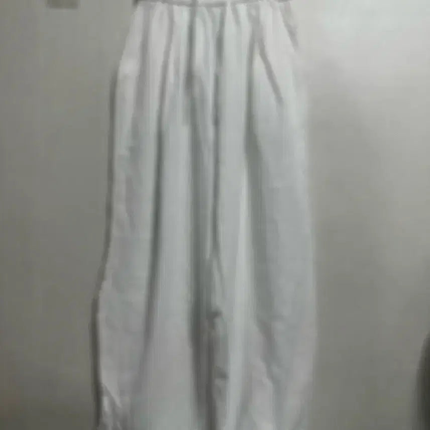 [BUNJANG] White Banding Jogger Pants / 흰색 밴딩 조거 팬츠 66-88 새제품