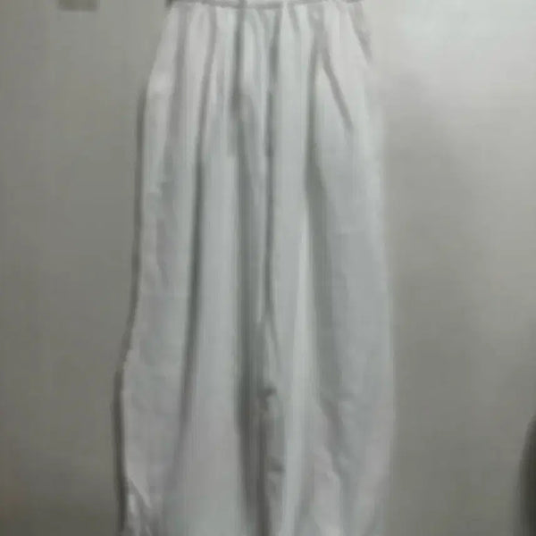 [BUNJANG] White Banding Jogger Pants / 흰색 밴딩 조거 팬츠 66-88 새제품