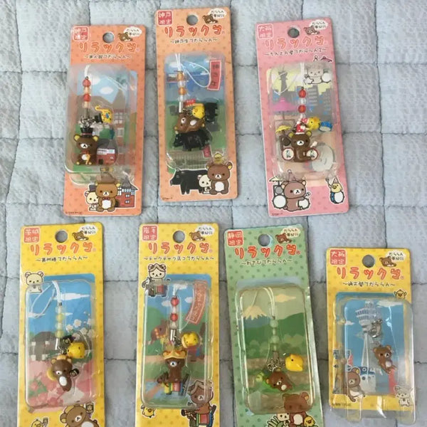 [BUNJANG] Rilakkuma Classic Strap Keychain / 리락쿠마 고전스트랩 키링