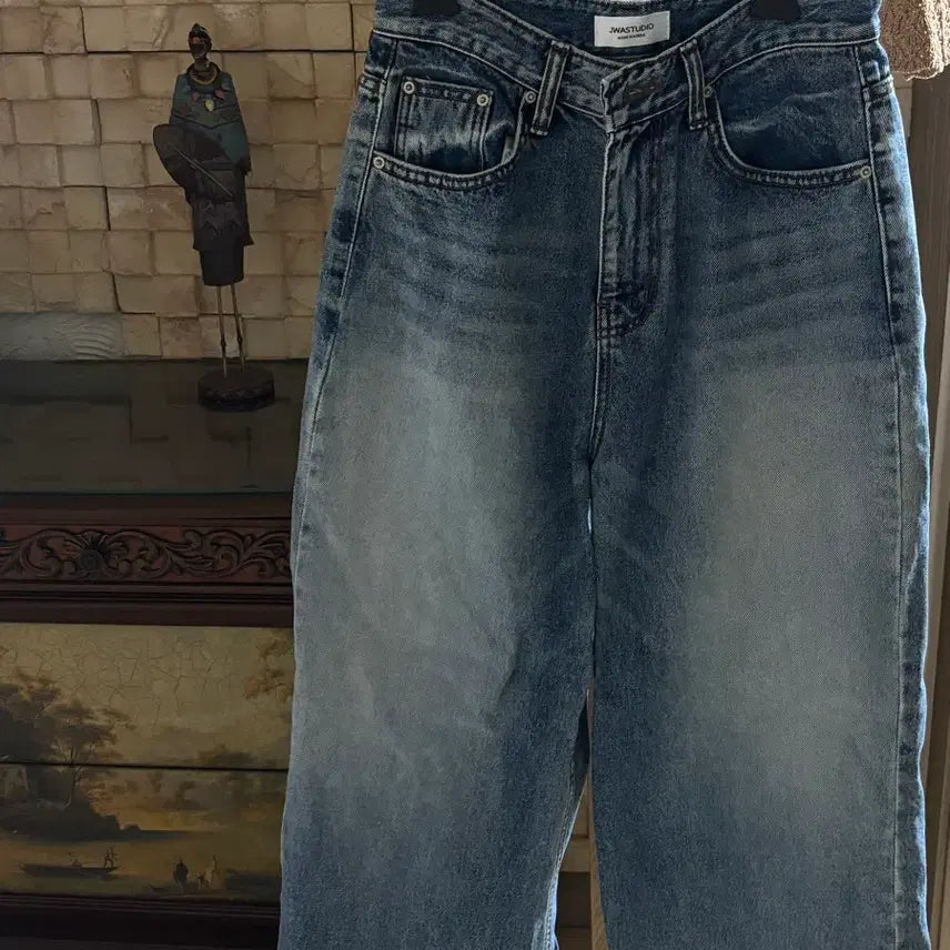 [BUNJANG] JWSTUDIO Wide Leg Denim Pants / JSTUDIO 와이드 데님 팬츠