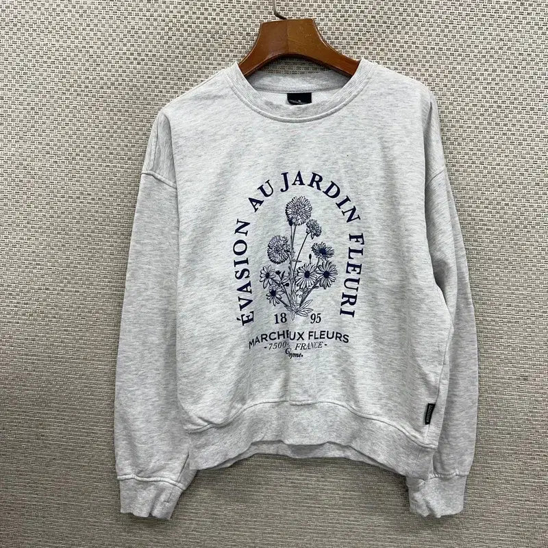 [BUNJANG] Groove Rhyme Short Sweatshirt / 그루브라임 숏 스웻셔츠 맨투맨 S D09300