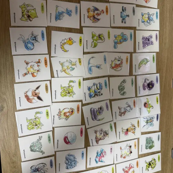 [BUNJANG] Pokemon Artwork Stickers / 포켓몬 아트워크 띠부씰