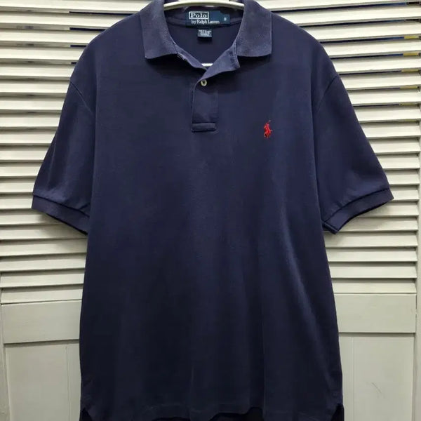 [BUNJANG] Polo Ralph Lauren Navy Collar T-Shirt / 폴로 랄프로렌 네이비 카라 티셔츠