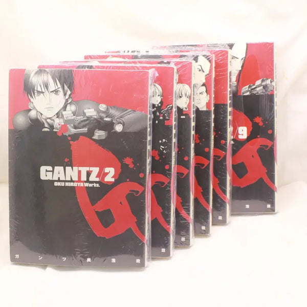 [BUNJANG] GANTZ Japanese Original Manga Set Volumes 2, 4, 5, 7, 8, 9 by Hiroya Oku / 간츠 만화책 GANTZ 일본어 원서 6권 세트 2 4 5 7 8 9권 오쿠히로야