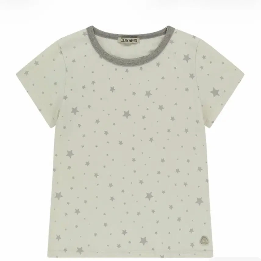 [BUNJANG] Koiseio Milky Star T-Shirt Ivory / 코이세이오 밀키 스타 티셔츠 아이보리