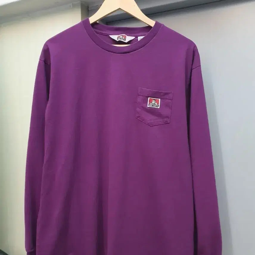 [BUNJANG] Ben Davis Long Sleeve T-Shirt XL Purple / 벤데이비스 긴팔 티셔츠 105