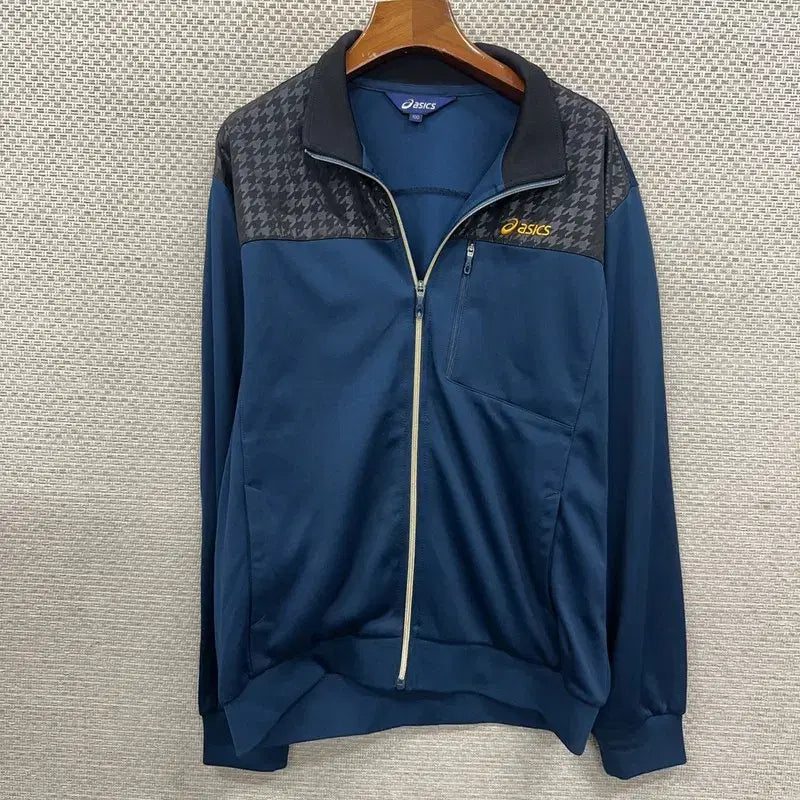 [BUNJANG] ASICS Track Top Jersey Zip-Up Size 100 / 아식스 트랙탑 져지 집업 100 D09245