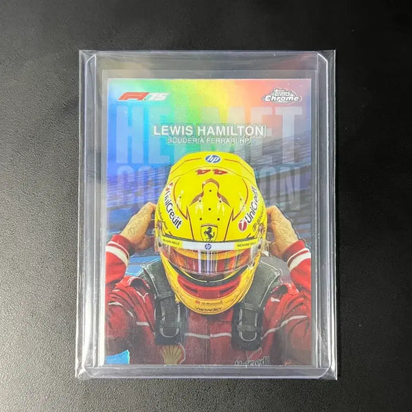 [BUNJANG] 2025 Topps Chrome Lewis Hamilton F1 Helmet Card / F1 페라리 루이스 헤밀턴 헬멧