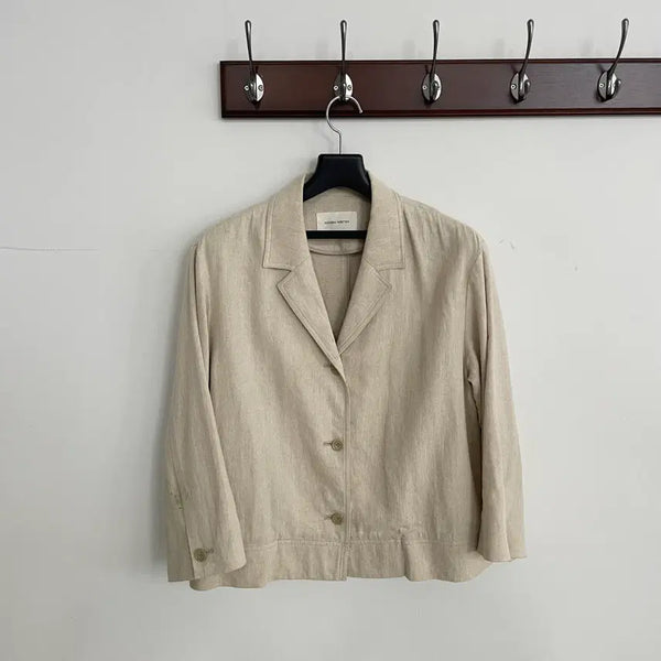 [BUNJANG] Nothing Written Linen Casual Jacket / 낫띵리튼 린넨 캐쥬얼 자켓