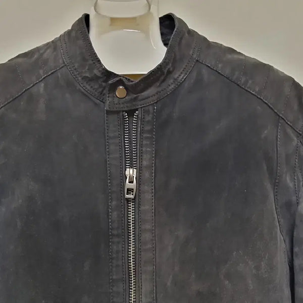 [BUNJANG] Zaraman Men's Vintage Genuine Pigskin Leather Jacket (Size M) / 자라맨/돼지가죽자켓/빈티지/정품/남성/마른100