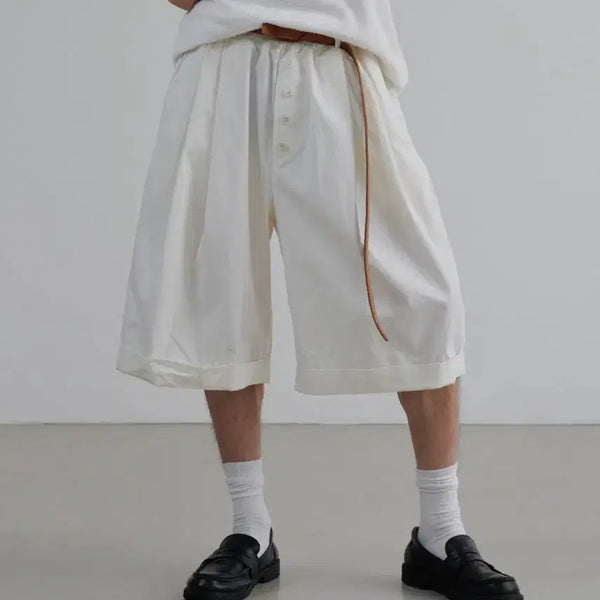 [BUNJANG] Chiffon Positano Coast Bermuda Shorts (Ivory) / 뉴치프시크 디피 dp Positano coast 버뮤다 숏 팬츠 아이보리 숏츠 반바지