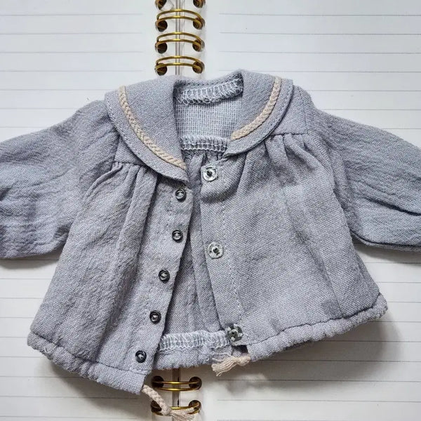 [BUNJANG] 36.5 Degree Shop Marron Sailor Outfit + Eyelashes for USD 1/6 Scale Dolls / 구체관절인형 의상 usd 1/6 36.5도샵 마론세일러 + 인형용 속눈썹