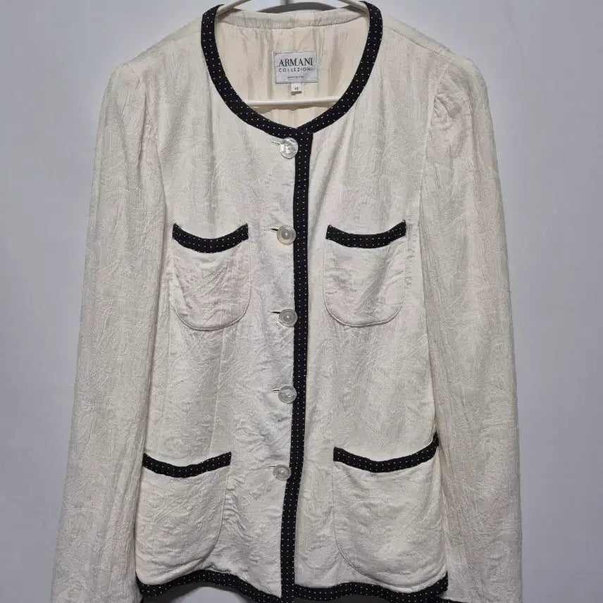 [BUNJANG] Giorgio Armani Ivory Jacket - Size S / 아르마니 아이보리 자켓 S