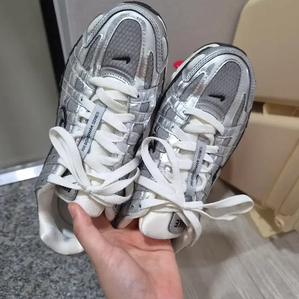 [BUNJANG] Nike P-6000 Bowman Series Silver Sneakers / 나이키 보우어맨 시리즈 실버 p6000