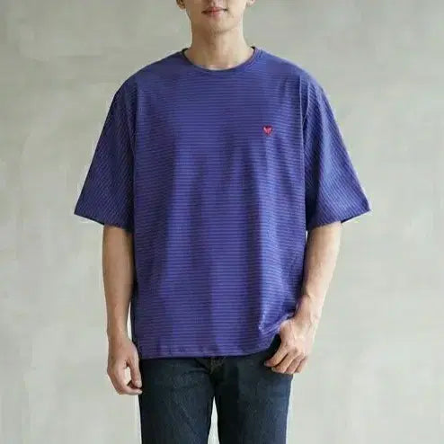 [BUNJANG] TNGT Short Sleeve Round Neck T-Shirt Men's 100 / [100]TNGT 반팔 라운드티