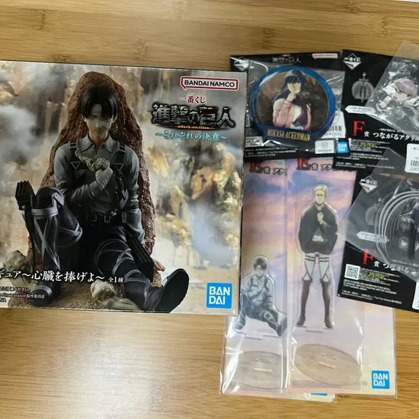 [BUNJANG] Attack on Titan Levi Figure Ichiban Shoji C Prize (Sealed) / 미개봉) 제일복권 진격의거인 리바이 C상