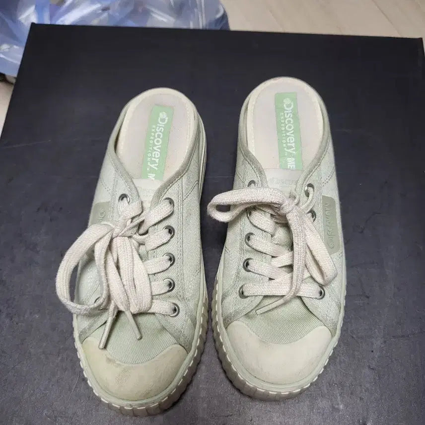 [BUNJANG] Discovery Mule Sneakers Mint 235mm / 디스커버리 뮬 운동화 민트 235mm 상태매우좋음