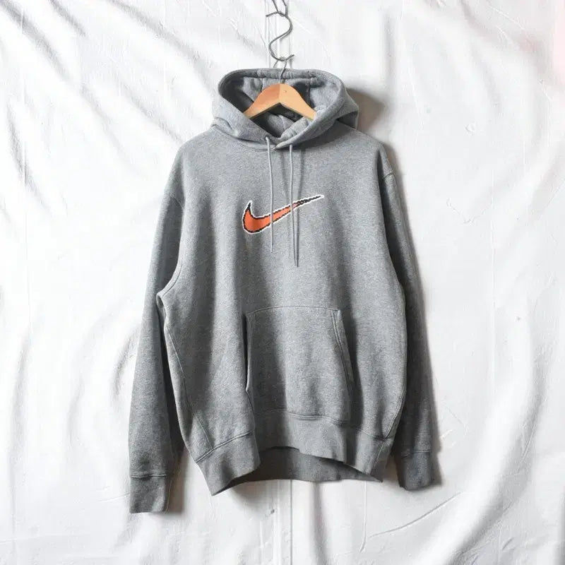 [BUNJANG] Nike Big Swoosh Pullover Hoodie / 나이키 빅로고 후드티 M0806