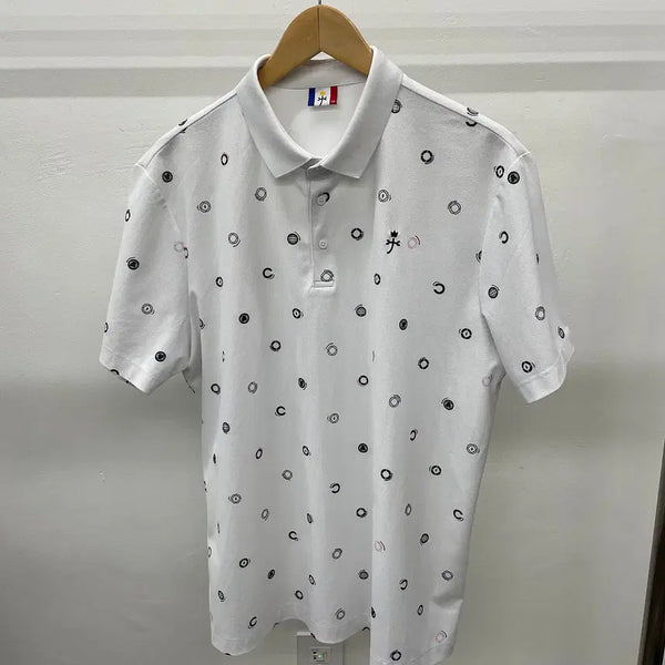 [BUNJANG] Castelbajac Golf Functional Short Sleeve T-Shirt / 110)까스텔바작 골프 기능성 반팔 티셔츠
