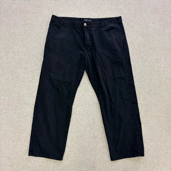 [BUNJANG] Vintage Men's Black Trousers Size 42 / 42 빈티지 남성 블랙 바지 0721D2