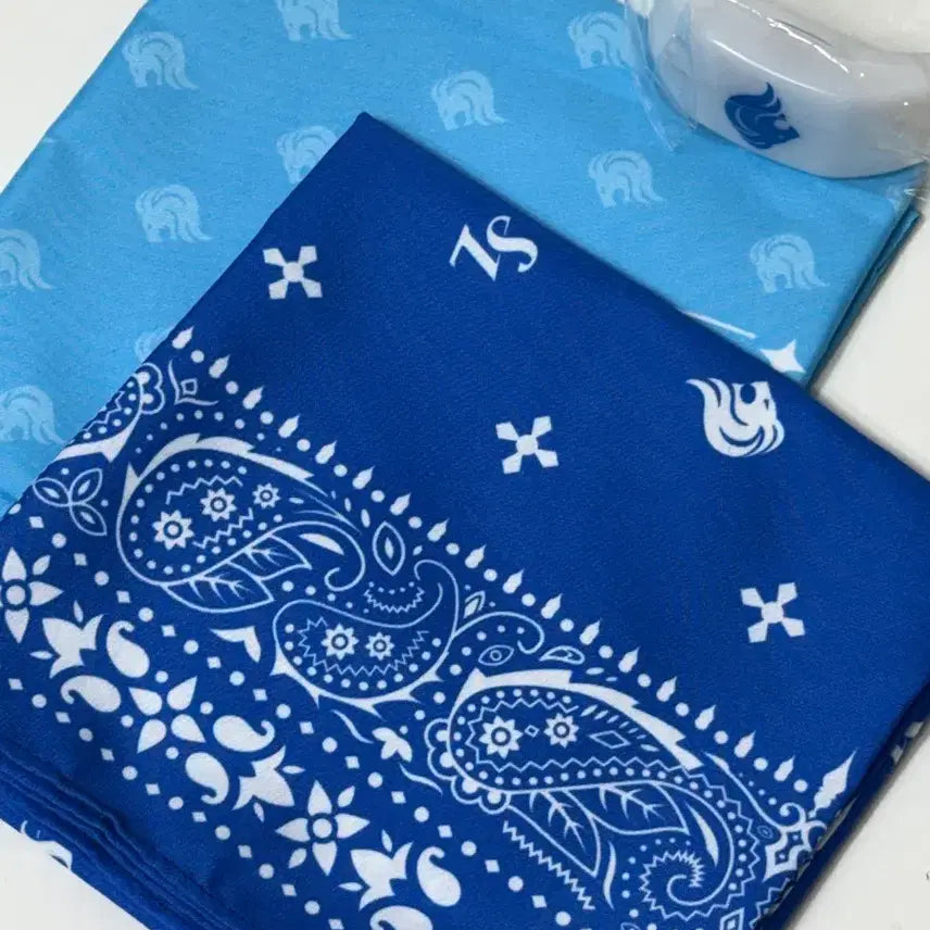 [BUNJANG] Samsung Lions Classic Series Bandana Set & LED Bracelet / 삼성 라이온즈 클씨전 반다나 세트 및 LED 팔찌