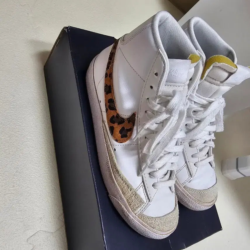 [BUNJANG] Nike Blazer Mid Leopard High-Top Sneakers / 나이키운동화