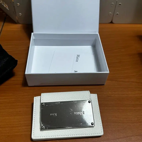 [BUNJANG] Matin Kim Wallet White / 마뗑킴 지갑 화이트 새제품
