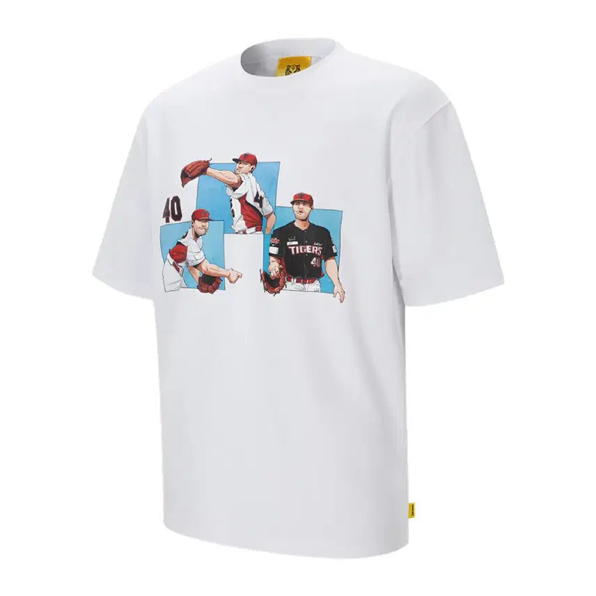 [BUNJANG] IAB X TIGERS T-Shirt L (100) / [미개봉 새상품] 26 IAB X TIGERS T-Shirt(40) 네일 L(100)