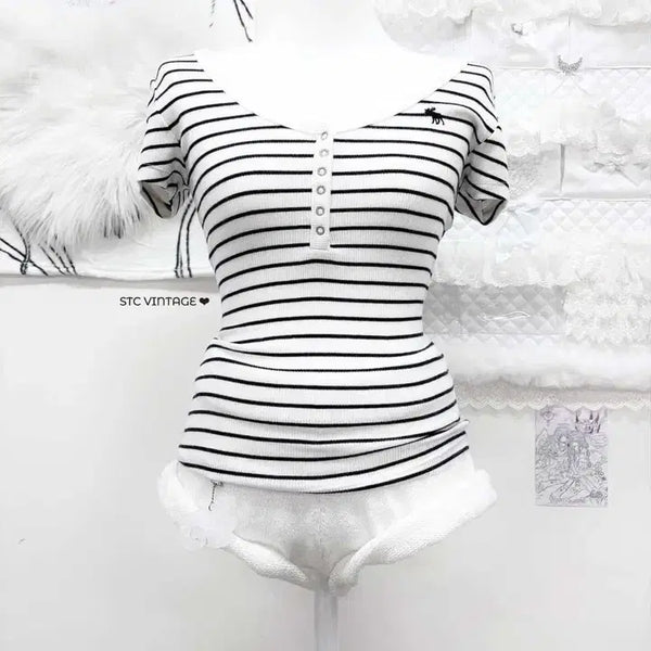 [BUNJANG] Abercrombie & Fitch Short Sleeve T-Shirt Vintage / 아베크롬비 반팔 티셔츠 stc 진리 빈티지