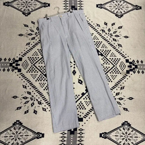 [BUNJANG] Polo Ralph Lauren Seersucker Pants / 폴로 랄프로렌 시어서커 팬츠 33/30 P00442
