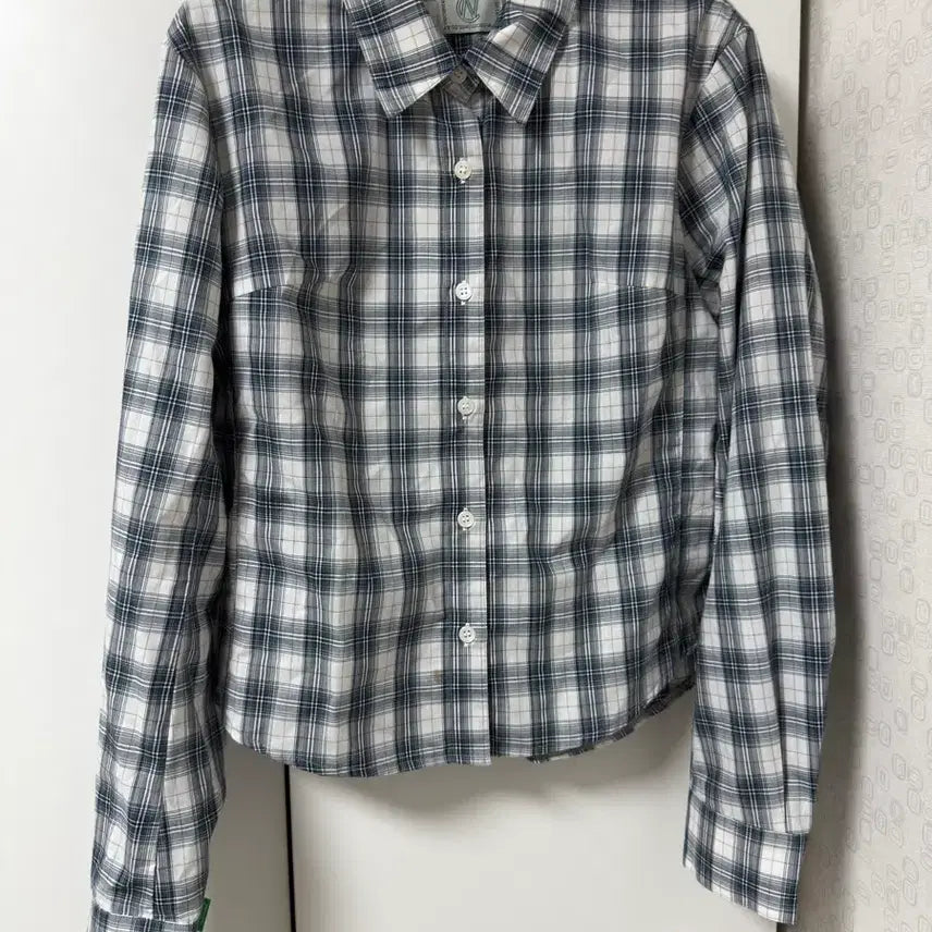 [BUNJANG] No Contents Check Shirt / 노컨텐츠 체크 셔츠