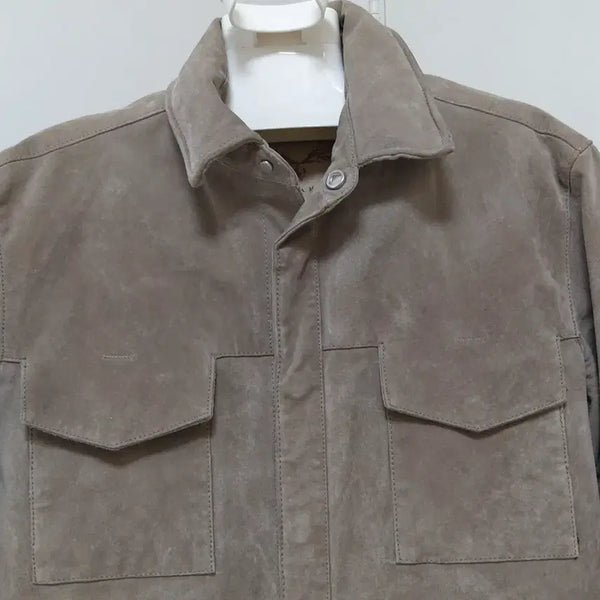 [BUNJANG] Zara Man Vintage Genuine Pig Leather Jacket - Men's M-100 / 자라맨/돼지가죽자켓/빈티지/정품/남성/마른100